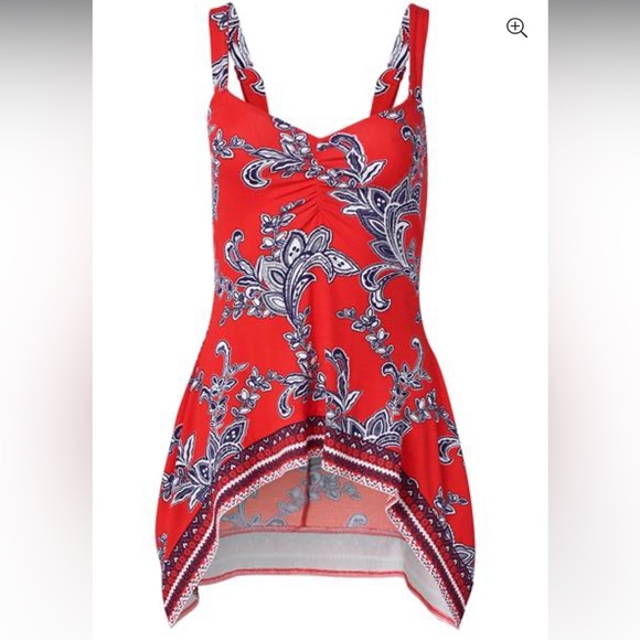 Paisley and Patriotic Venus Tank - Large - Picture 10 of 11